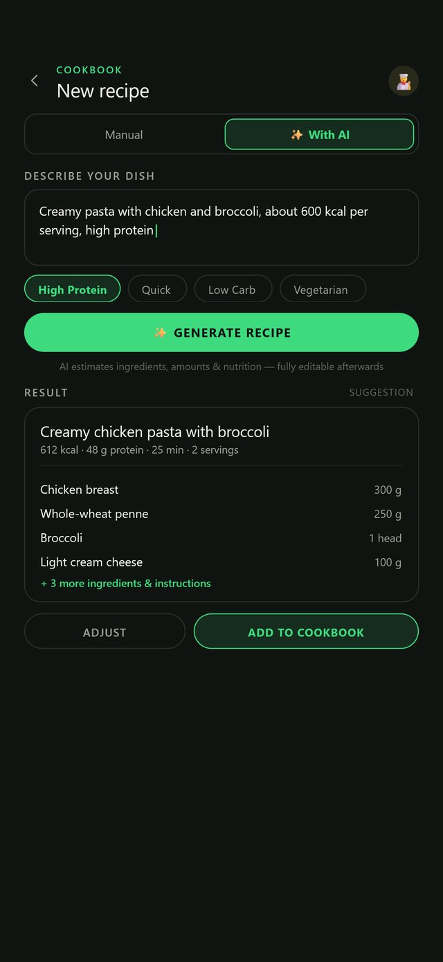 KI-Rezept erstellen